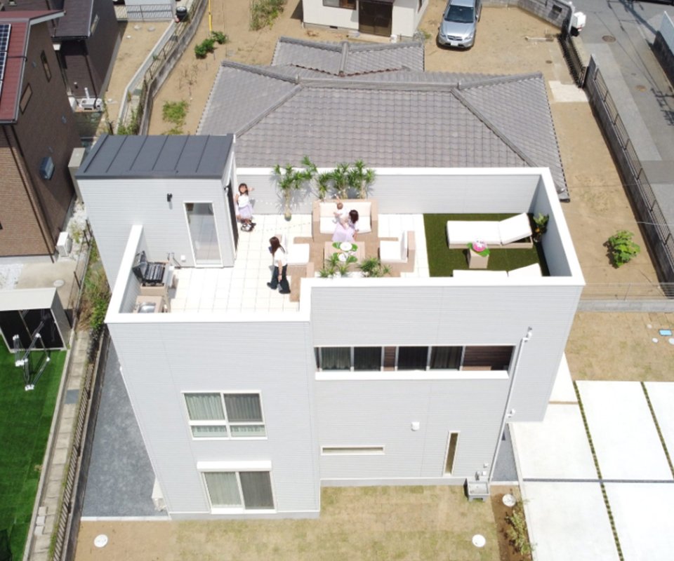 住宅価格の優位性。同じ予算で都内より広い家を購入できます。