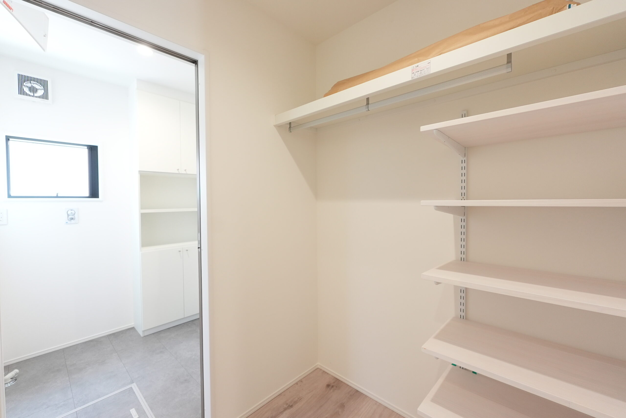 ウォークスルークローゼット