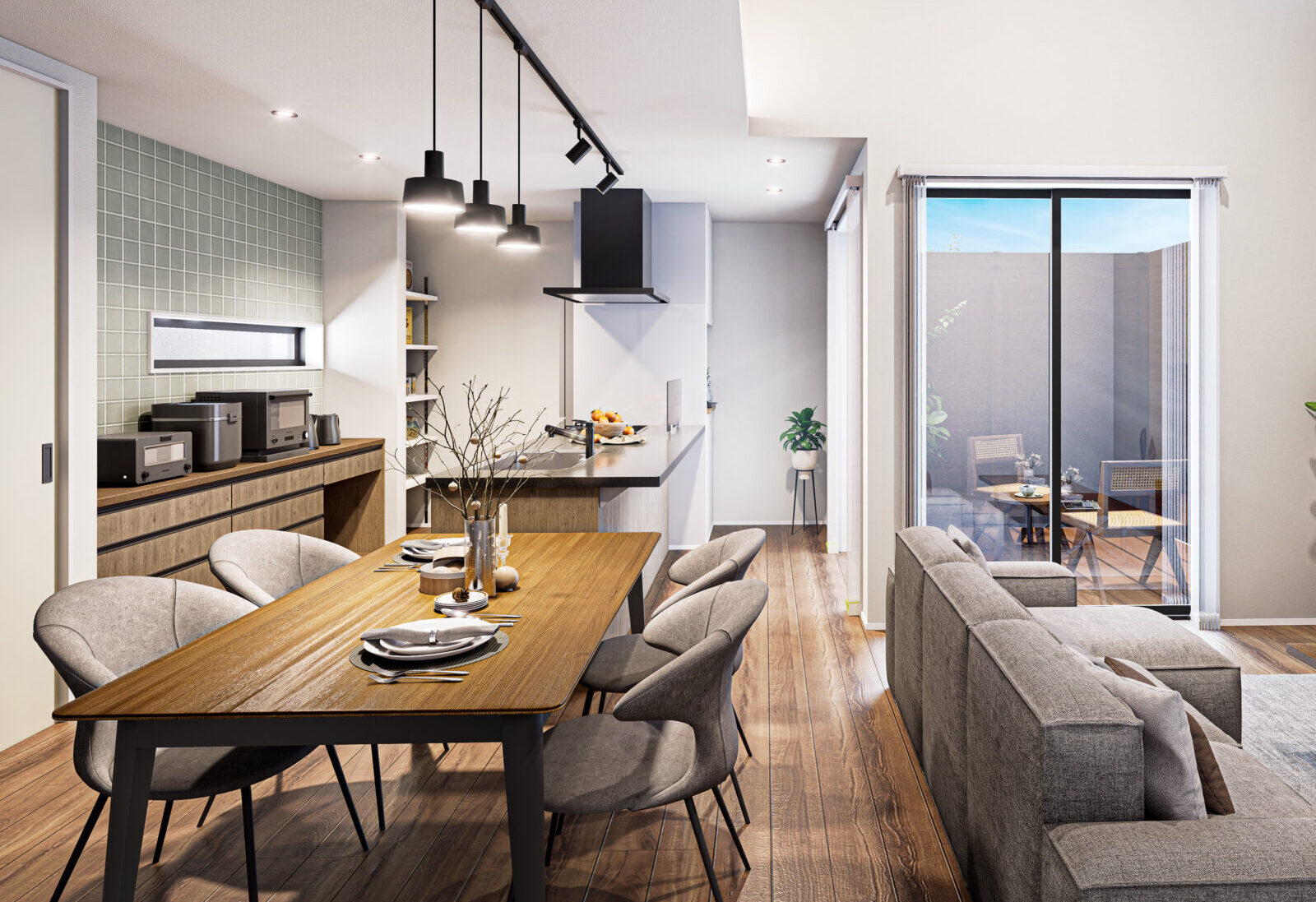 スタイリッシュな外観